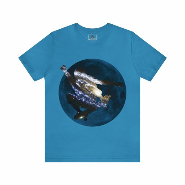 Galaxy Skater/Blue Moon Theme - Unisex Tee (Multiple Colors and Sizes) - Image 8