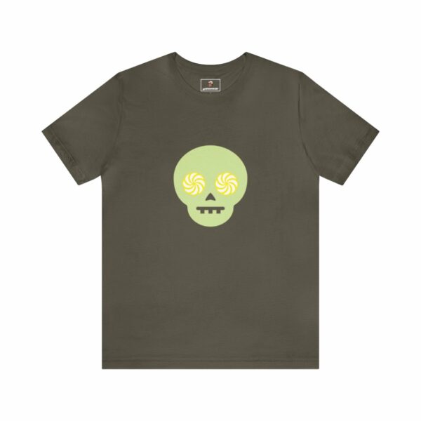 Hypno-Skull (Green/Yellow) - Unisex Tee (Multiple Colors and Sizes)