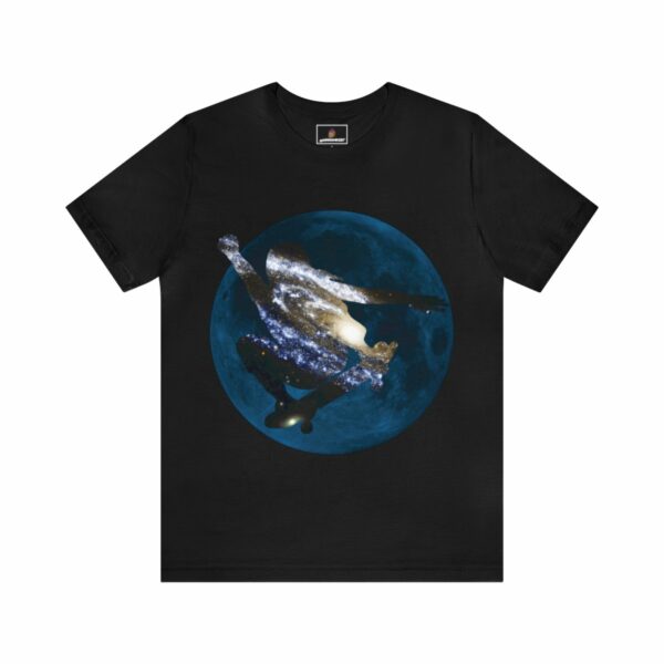 Galaxy Skater/Blue Moon Theme - Unisex Tee (Multiple Colors and Sizes) - Image 6