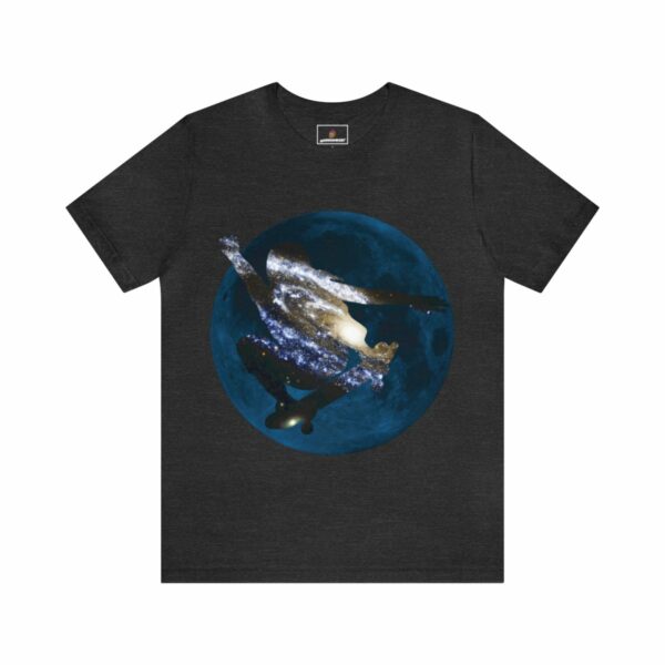 Galaxy Skater/Blue Moon Theme - Unisex Tee (Multiple Colors and Sizes) - Image 9