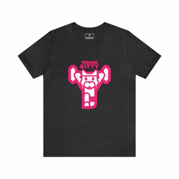 Power Kitty (Pink) - Unisex Tee (Multiple Colors and Sizes) - Image 6