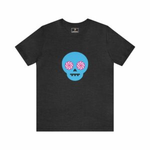 Hypno-Skull (Blue/Pink) - Unisex Tee (Multiple Colors and Sizes)