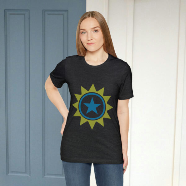 The Lone Star (Green/Blue) - Unisex Tee (Multiple Colors and Sizes) - Image 2