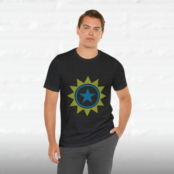 The Lone Star (Green/Blue) - Unisex Tee (Multiple Colors and Sizes) - Image 3