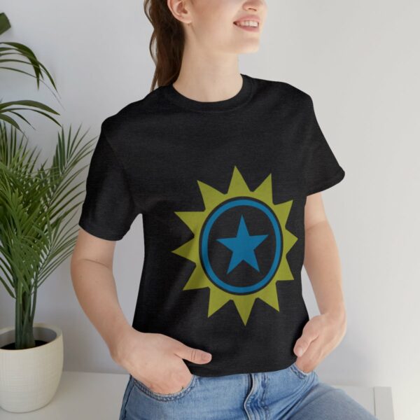 The Lone Star (Green/Blue) - Unisex Tee (Multiple Colors and Sizes) - Image 4