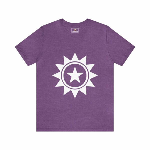 The Lone Star (White/White) - Unisex Tee (Multiple Colors and Sizes) - Image 15