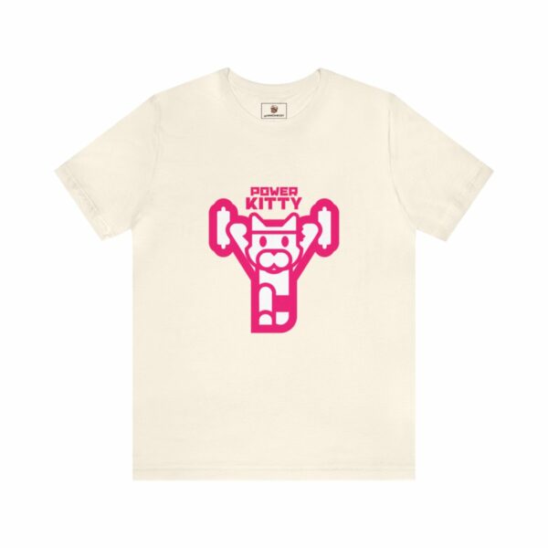 Power Kitty (Pink) - Unisex Tee (Multiple Colors and Sizes) - Image 4