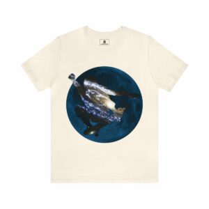 Galaxy Skater/Blue Moon Theme - Unisex Tee (Multiple Colors and Sizes)