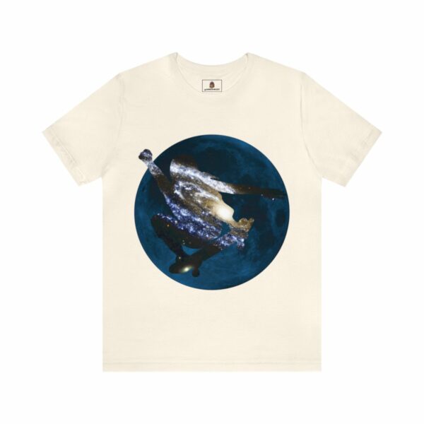 Galaxy Skater/Blue Moon Theme - Unisex Tee (Multiple Colors and Sizes)
