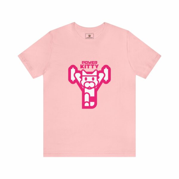 Power Kitty (Pink) - Unisex Tee (Multiple Colors and Sizes) - Image 8