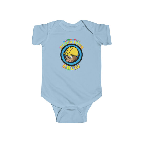 Demolition Crew/Blast Area Below - Infant Fine Jersey Bodysuit - Image 7