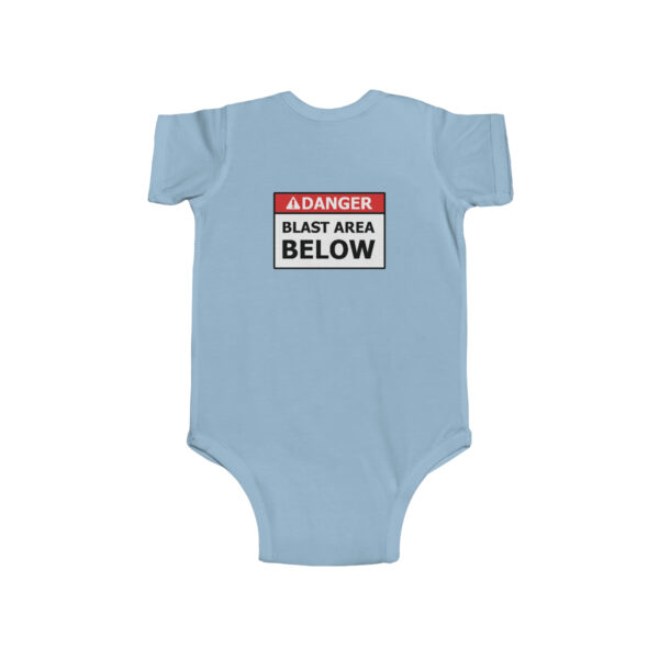 Demolition Crew/Blast Area Below - Infant Fine Jersey Bodysuit - Image 8