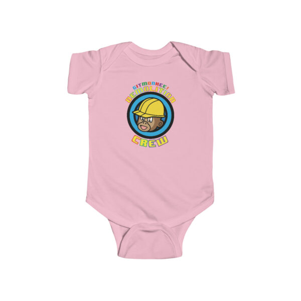 Demolition Crew/Blast Area Below - Infant Fine Jersey Bodysuit - Image 9