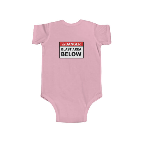 Demolition Crew/Blast Area Below - Infant Fine Jersey Bodysuit - Image 10