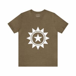 The Lone Star (White/White) - Unisex Tee (Multiple Colors and Sizes)