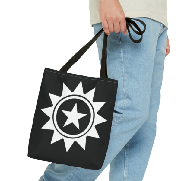 The Lone Star (Black/White) - Tote Bag - Image 7