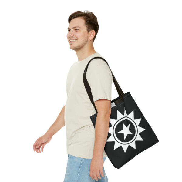 The Lone Star (Black/White) - Tote Bag - Image 11