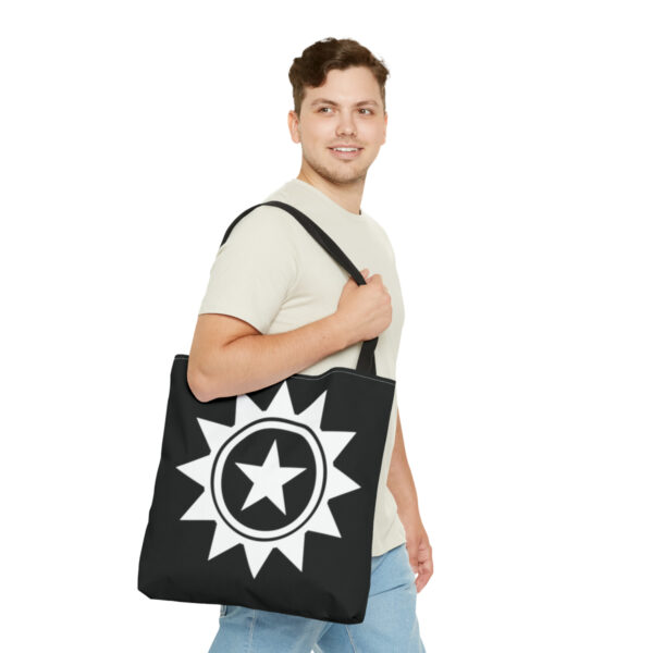 The Lone Star (Black/White) - Tote Bag - Image 15
