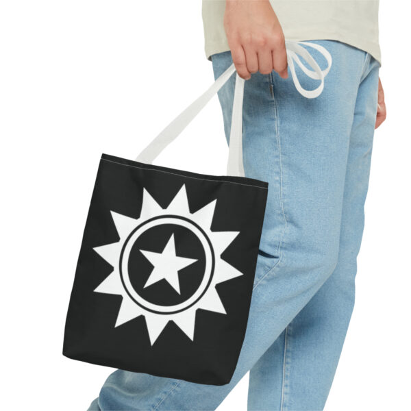 The Lone Star (Black/White) - Tote Bag - Image 3