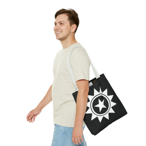 The Lone Star (Black/White) - Tote Bag - Image 19