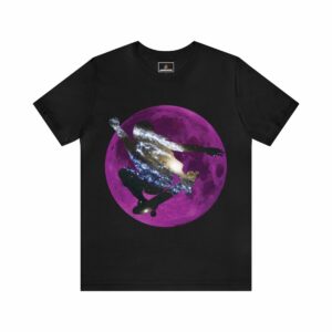 Galaxy Skater/Purple Moon Theme - Unisex Tee (Multiple Colors and Sizes)