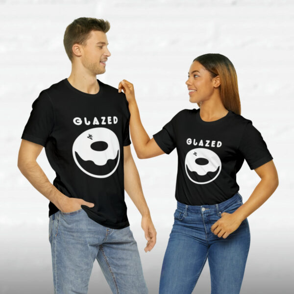 Glazed/Snowboarder - Unisex Tee (Multiple Colors and Sizes) - Image 3