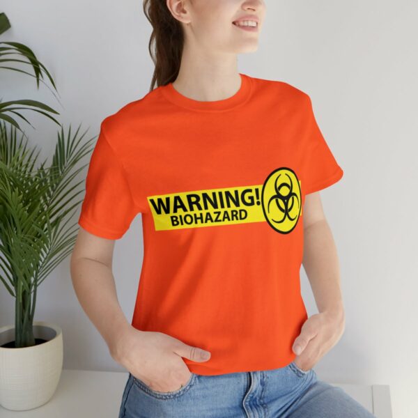 Biohazard Theme - Unisex Tee (Multiple Colors and Sizes) - Image 3