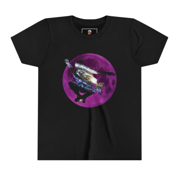 Galaxy Skater/Purple Moon Theme - Youth Short Sleeve Tee - Image 3