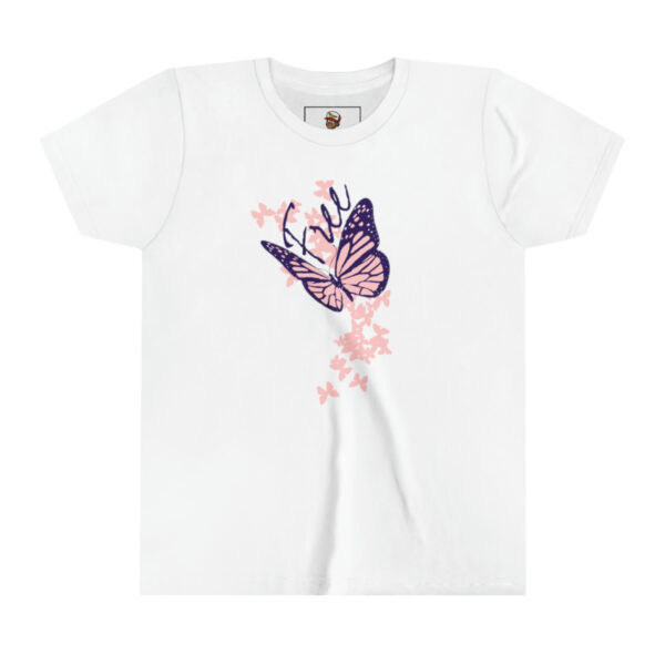 Free Butterfly - Youth Short Sleeve Tee - Image 2