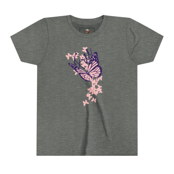 Free Butterfly - Youth Short Sleeve Tee - Image 3