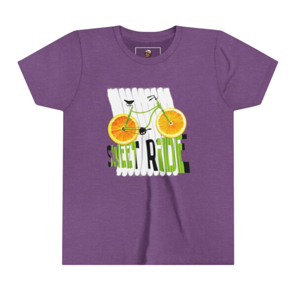 Tangeride Glide Vert Stripe - Youth Short Sleeve Tee - Image 6