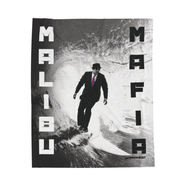 Malibu Mafia - Velveteen Plush Blanket - Image 4