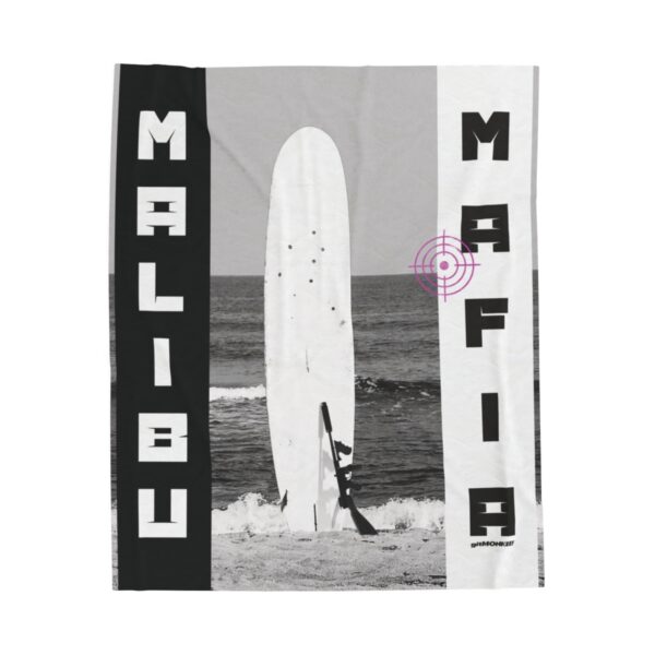 Malibu Mafia/Tommy 2-Gun - Velveteen Plush Blanket - Image 4