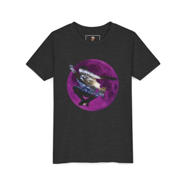 Galaxy Skater/Purple Moon Theme - Youth Short Sleeve Tee (Multiple Colors and Sizes)