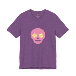Hypno-Skull (Pink/Yellow) - Unisex Tee (Multiple Colors and Sizes)