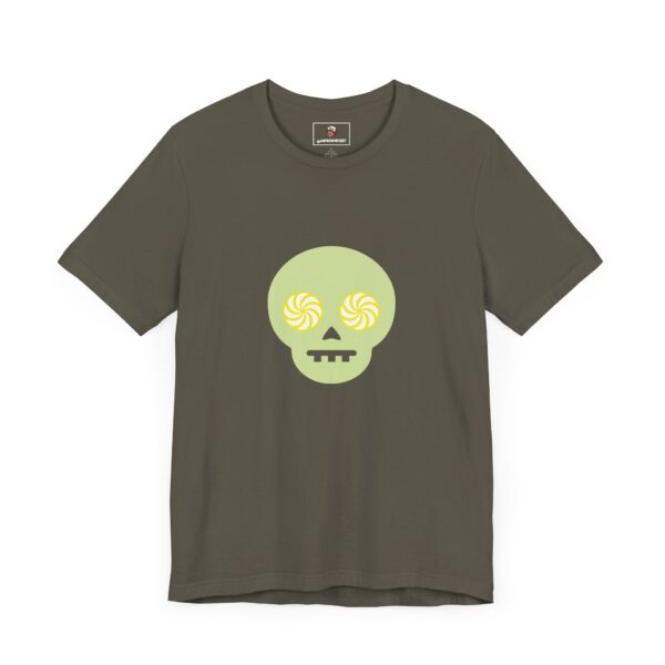 Hypno-Skull (Green/Yellow) - Unisex Tee (Multiple Colors and Sizes)