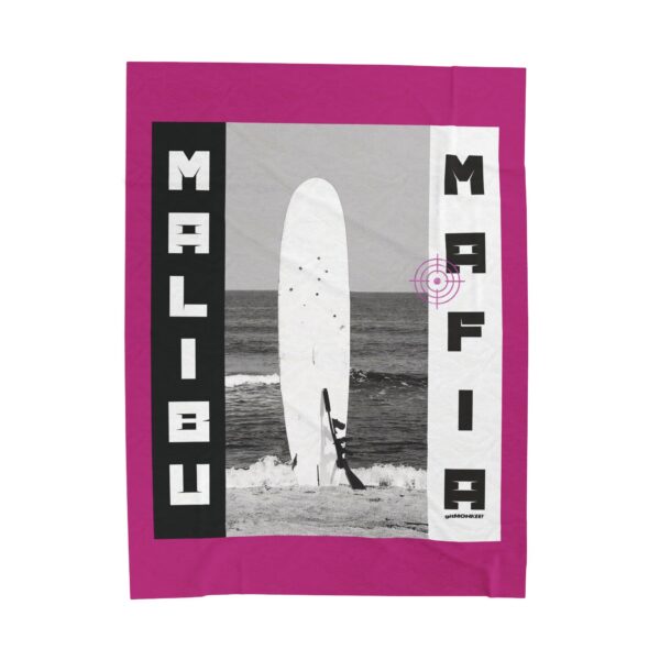 Malibu Mafia/Tommy 2-Gun - Velveteen Plush Blanket - Image 3