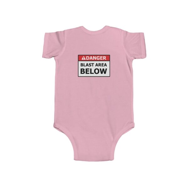 Demolition Crew/Blast Area Below - Infant Fine Jersey Bodysuit - Image 10