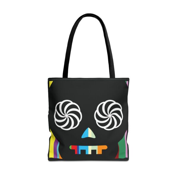 Hypno-Skull (Vertical Colors) - Tote Bag - Image 7