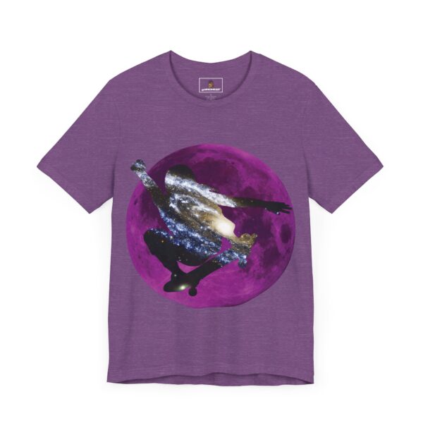 Galaxy Skater/Purple Moon Theme - Unisex Tee (Multiple Colors and Sizes) - Image 6
