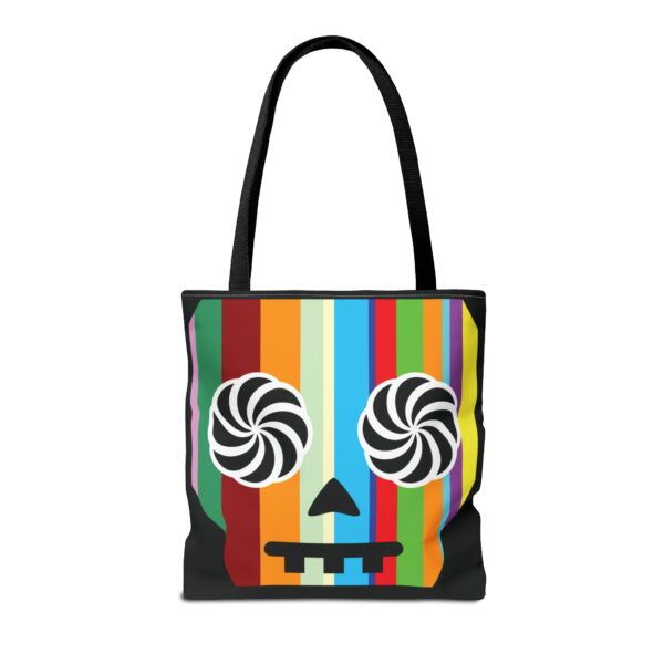 Hypno-Skull (Vertical Colors) - Tote Bag - Image 5
