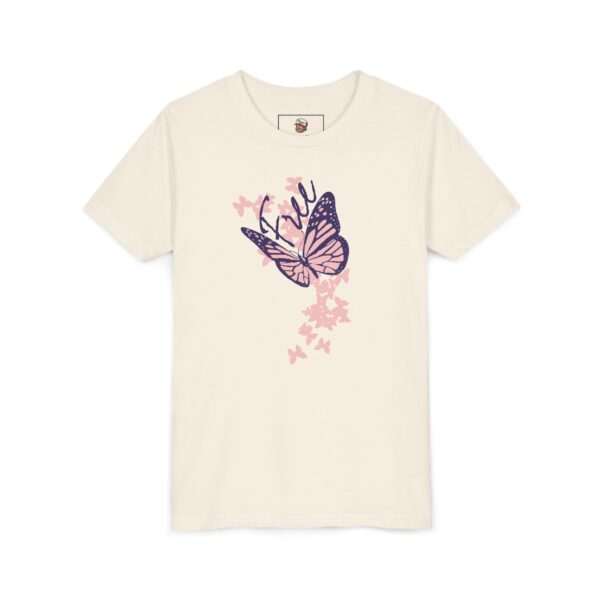 Free Butterfly - Youth Short Sleeve Tee (Multiple Colors and Sizes) - Image 3