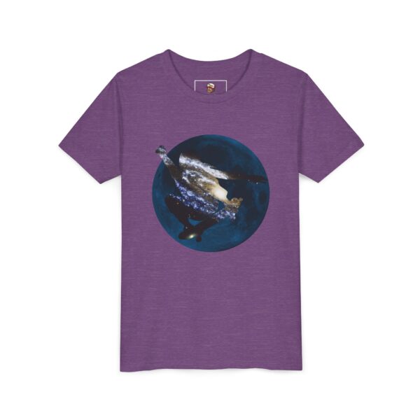 Galaxy Skater/Blue Moon Theme - Youth Short Sleeve Tee (Multiple Colors and Sizes) - Image 4