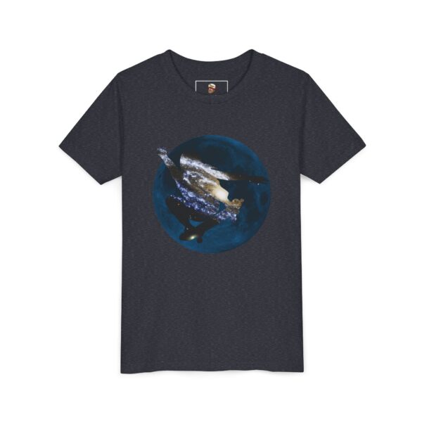 Galaxy Skater/Blue Moon Theme - Youth Short Sleeve Tee (Multiple Colors and Sizes) - Image 3