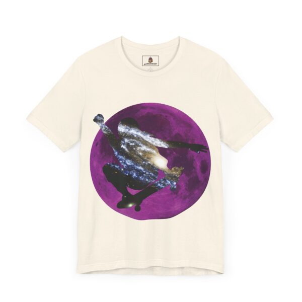 Galaxy Skater/Purple Moon Theme - Unisex Tee (Multiple Colors and Sizes) - Image 3
