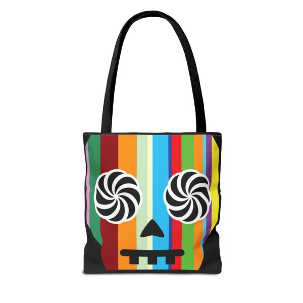 Hypno-Skull (Vertical Colors) - Tote Bag - Image 2