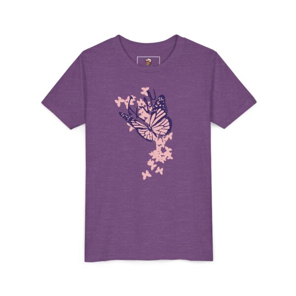 Free Butterfly - Youth Short Sleeve Tee (Multiple Colors and Sizes) - Image 5