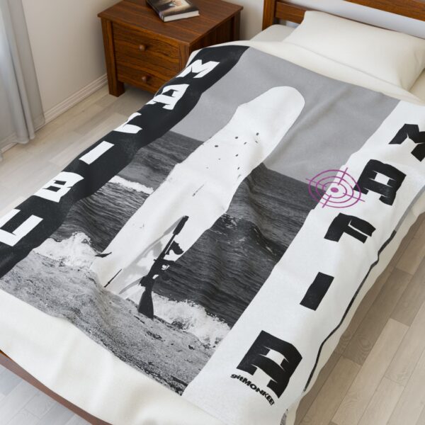 Malibu Mafia/Tommy 2-Gun - Velveteen Plush Blanket - Image 2