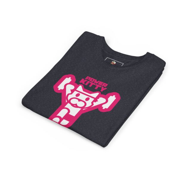 Power Kitty (Pink) - Youth Short Sleeve Tee (Multiple Colors and Sizes) - Image 2